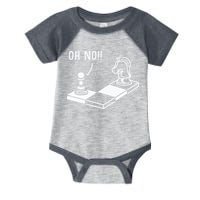 Oh No Knight To Pawn Funny Chess Player Gift Idea Board Game Infant Baby Jersey Bodysuit