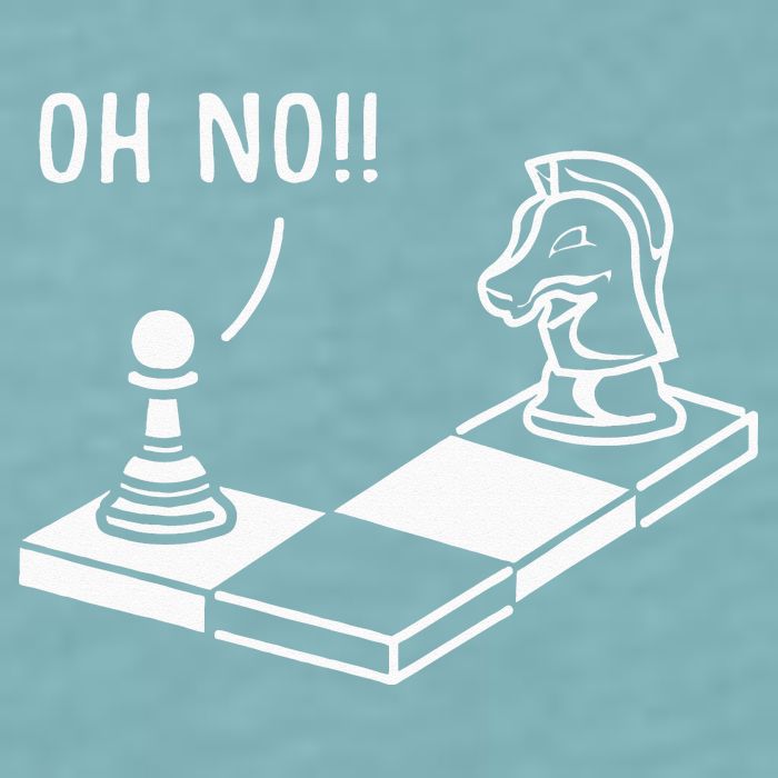 Oh No Knight To Pawn Funny Chess Player Gift Idea Board Game Sueded Cloud Jersey T-Shirt