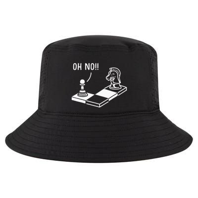 Oh No Knight To Pawn Funny Chess Player Gift Idea Board Game Cool Comfort Performance Bucket Hat
