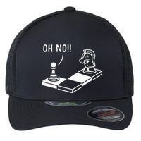 Oh No Knight To Pawn Funny Chess Player Gift Idea Board Game Flexfit Unipanel Trucker Cap
