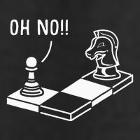Oh No Knight To Pawn Funny Chess Player Gift Idea Board Game Adult Drive Performance Visor