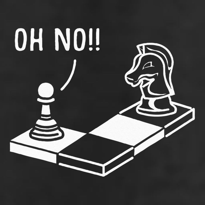 Oh No Knight To Pawn Funny Chess Player Gift Idea Board Game Adult Drive Performance Visor