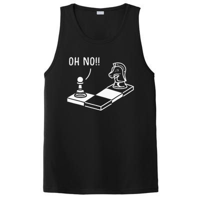 Oh No Knight To Pawn Funny Chess Player Gift Idea Board Game PosiCharge Competitor Tank