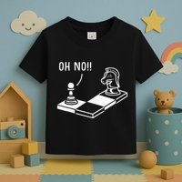 Oh No Knight To Pawn Funny Chess Player Gift Idea Board Game Toddler T-Shirt
