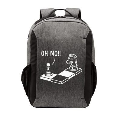 Oh No Knight To Pawn Funny Chess Player Gift Idea Board Game Vector Backpack