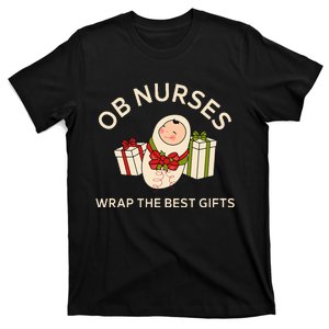 OB Nurse Labor and Delivery Nurse Thanksgiving Christmas T-Shirt