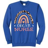 Obgyn Nurse Leopard Rainbow Gynecology Obstetrics Doctor Gift Sweatshirt