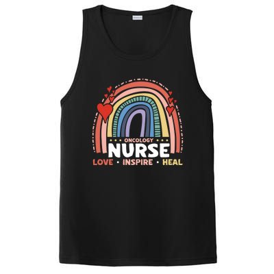 Oncology Nurse Love Inspire Heal Medical Healthcare Gift PosiCharge Competitor Tank