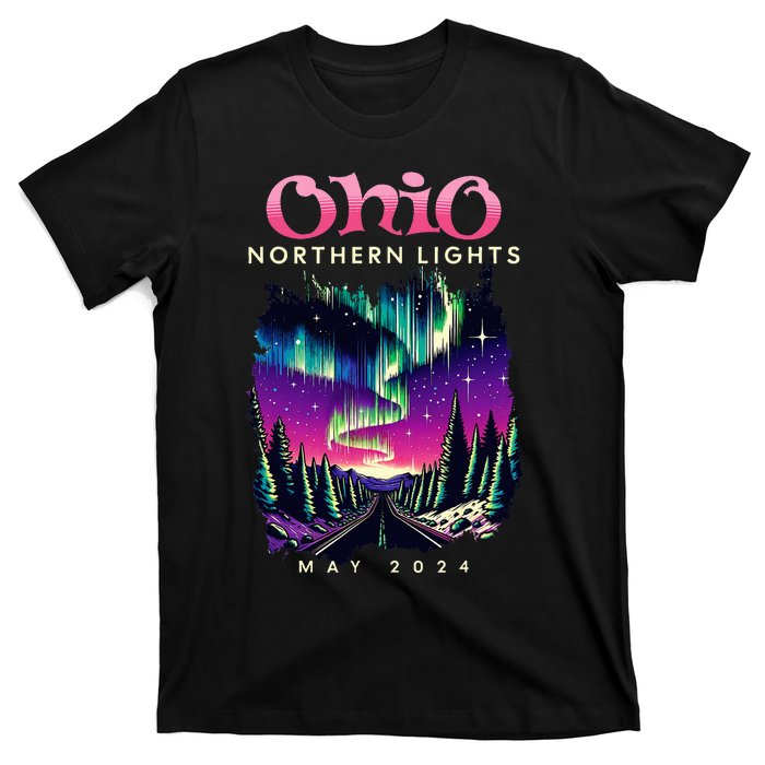 Ohio Northern Lights Borealis May 2024 T-Shirt