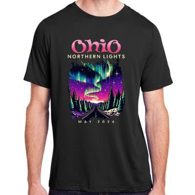 Ohio Northern Lights Borealis May 2024 Adult ChromaSoft Performance T-Shirt