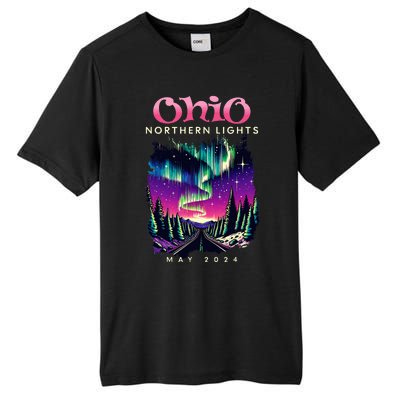 Ohio Northern Lights Borealis May 2024 Tall Fusion ChromaSoft Performance T-Shirt