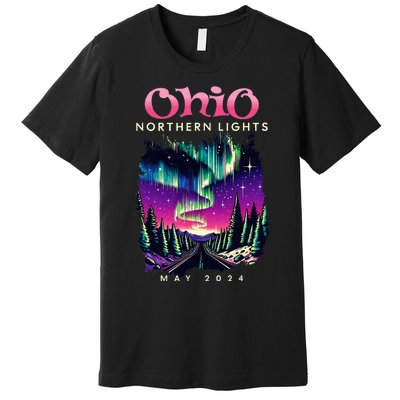 Ohio Northern Lights Borealis May 2024 Premium T-Shirt