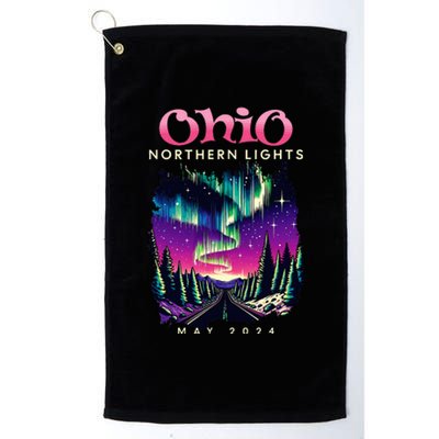 Ohio Northern Lights Borealis May 2024 Platinum Collection Golf Towel