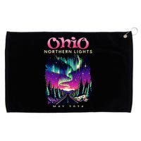 Ohio Northern Lights Borealis May 2024 Grommeted Golf Towel