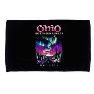 Ohio Northern Lights Borealis May 2024 Microfiber Hand Towel