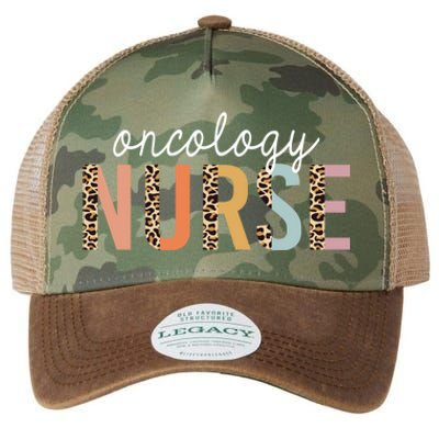 Oncology Nurse Leopard Print Nursing School Gift Legacy Tie Dye Trucker Hat