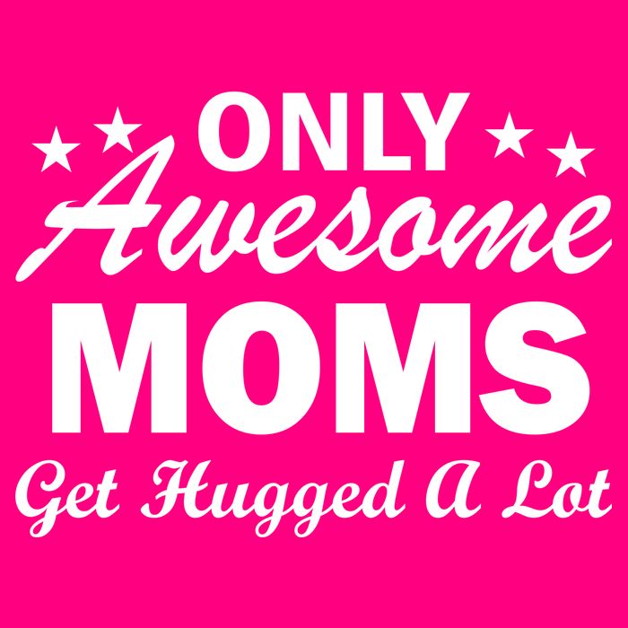Only Awesome Moms Get Hugged A Lot Kids Hoodie