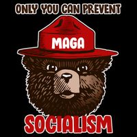 Only Can You Prevent Maga Socialism Cooling Performance Crew T-Shirt
