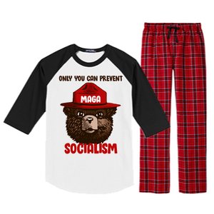 Only Can You Prevent Maga Socialism Raglan Sleeve Pajama Set