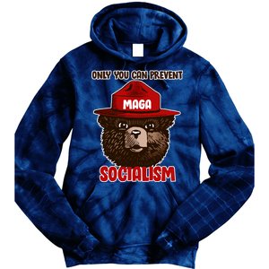 Only Can You Prevent Maga Socialism Tie Dye Hoodie