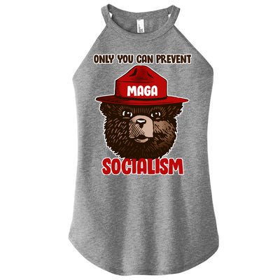 Only Can You Prevent Maga Socialism Women’s Perfect Tri Rocker Tank