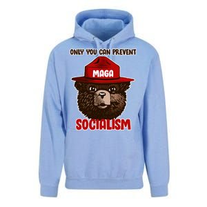 Only Can You Prevent Maga Socialism Unisex Surf Hoodie