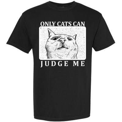 Only Cats Can Judge Me Garment-Dyed Heavyweight T-Shirt