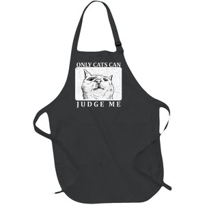 Only Cats Can Judge Me Full-Length Apron With Pockets