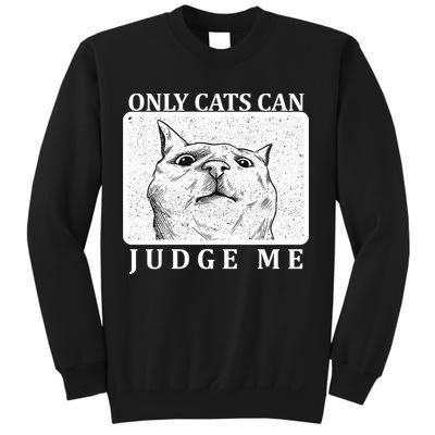 Only Cats Can Judge Me Sweatshirt