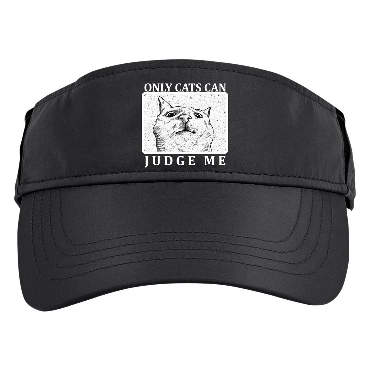 Only Cats Can Judge Me Adult Drive Performance Visor