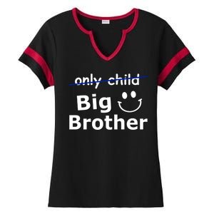 Only Child Big Brother Ladies Halftime Notch Neck Tee