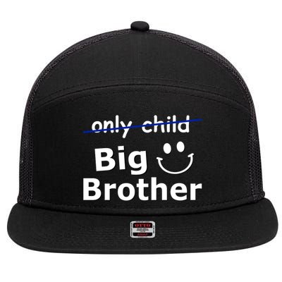 Only Child Big Brother 7 Panel Mesh Trucker Snapback Hat