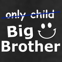 Only Child Big Brother 7 Panel Mesh Trucker Snapback Hat