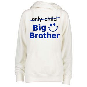 Only Child Big Brother Womens Funnel Neck Pullover Hood