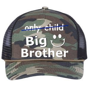 Only Child Big Brother Retro Rope Trucker Hat Cap