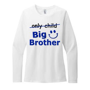 Only Child Big Brother Womens CVC Long Sleeve Shirt