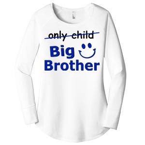 Only Child Big Brother Women's Perfect Tri Tunic Long Sleeve Shirt