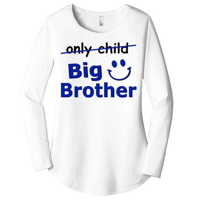 Only Child Big Brother Women's Perfect Tri Tunic Long Sleeve Shirt