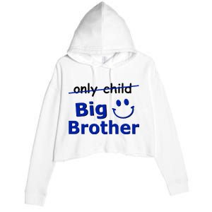 Only Child Big Brother Crop Fleece Hoodie