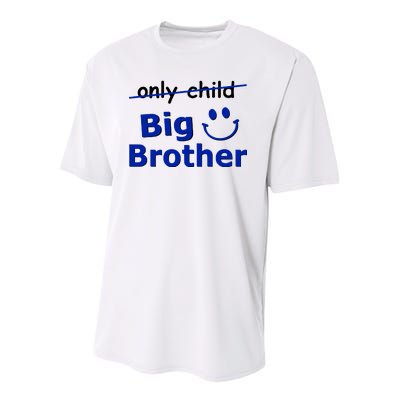 Only Child Big Brother Youth Performance Sprint T-Shirt