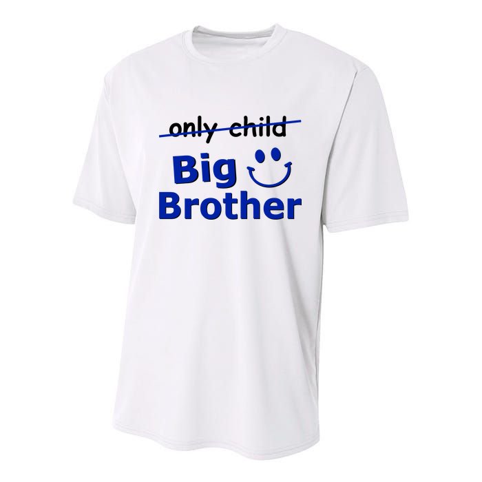 Only Child Big Brother Youth Performance Sprint T-Shirt