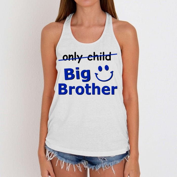 Only Child Big Brother Women's Knotted Racerback Tank