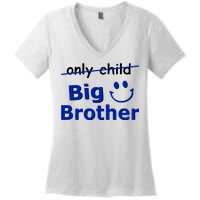 Only Child Big Brother Women's V-Neck T-Shirt