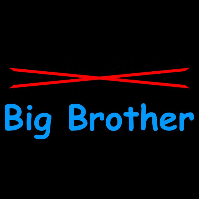 Only Child Going to be A Big Brother Mug
