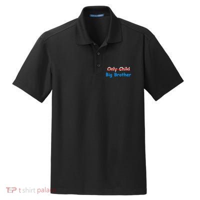 Only Child Going to be A Big Brother Dry Zone Grid Polo