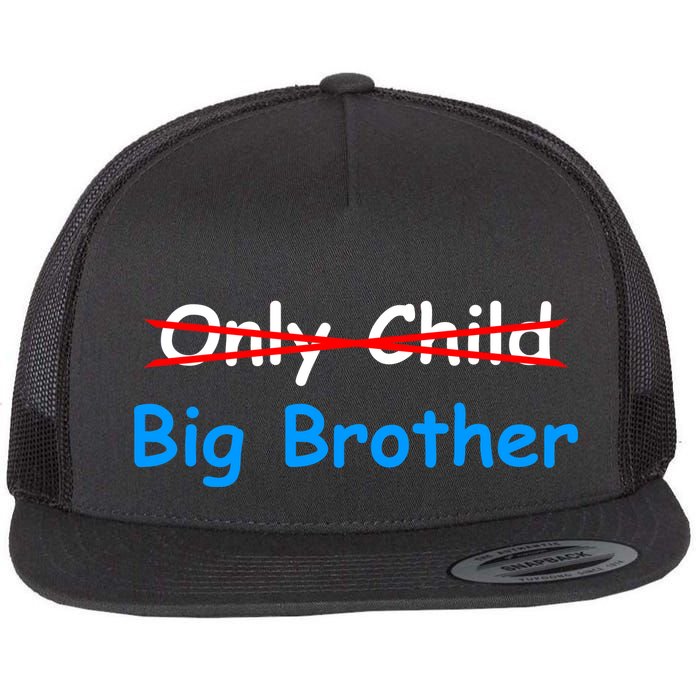 Only Child Going to be A Big Brother Flatbill Hat