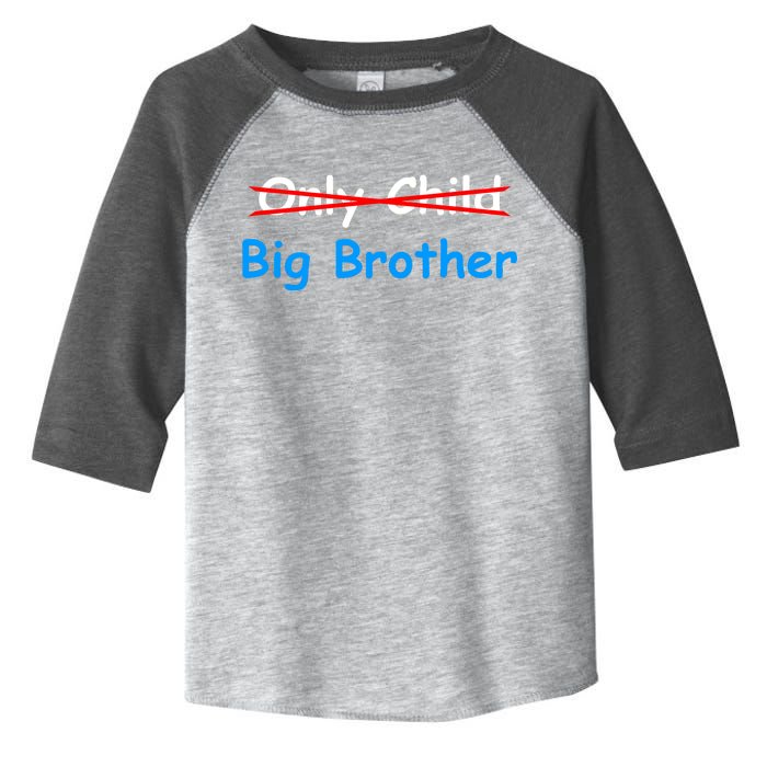 Only Child Going to be A Big Brother Toddler Fine Jersey T-Shirt