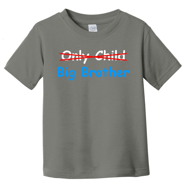 Only Child Going to be A Big Brother Toddler T-Shirt