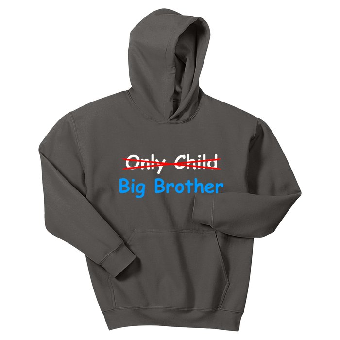 Only Child Going to be A Big Brother Kids Hoodie