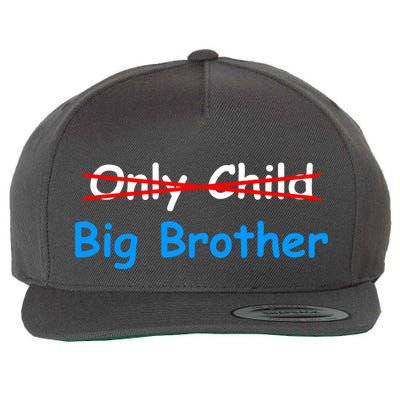 Only Child Going to be A Big Brother Wool Snapback Cap